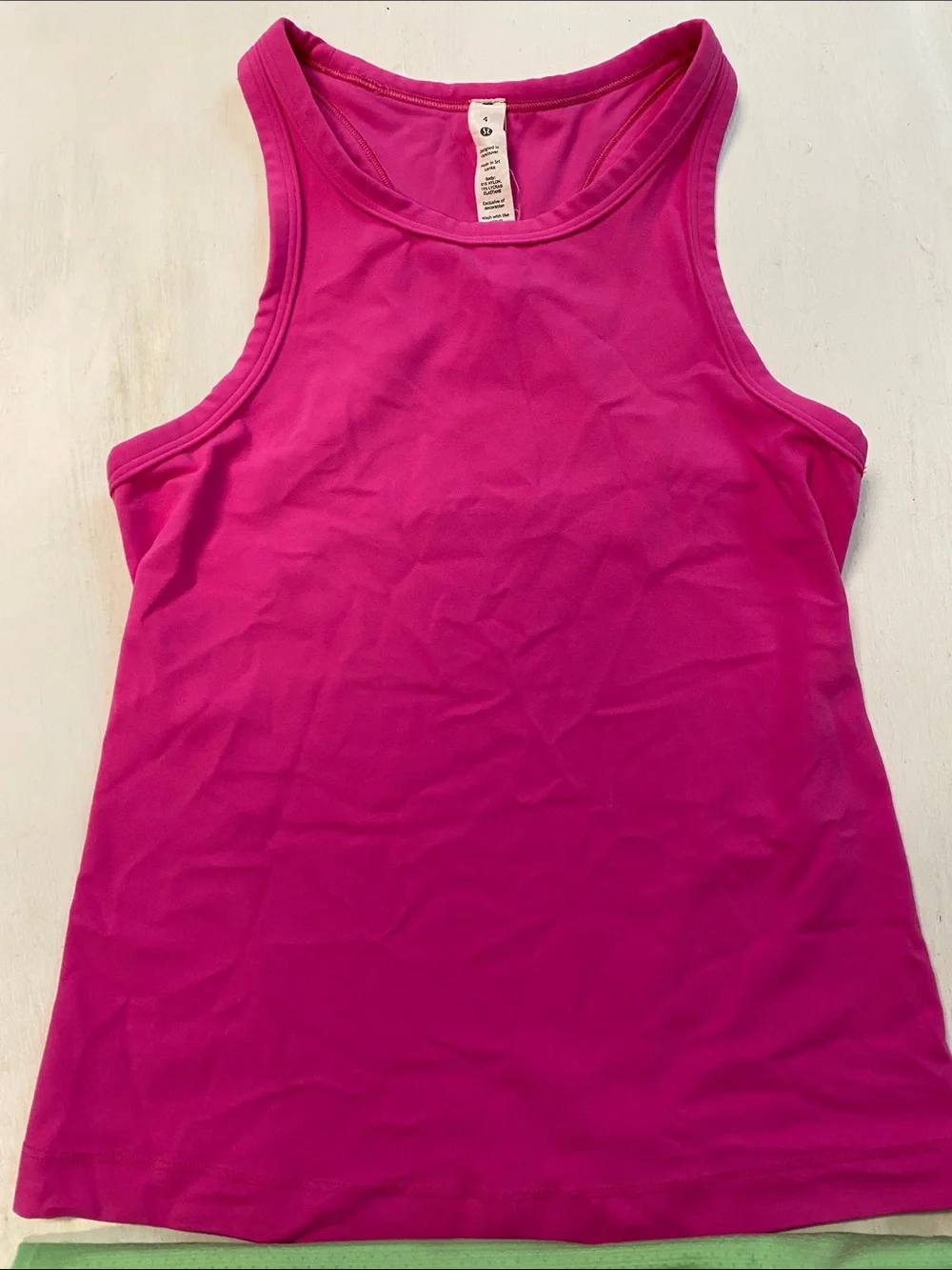 lululemon athletica Racerback Tank Tops - Bright Pink & Lime Green